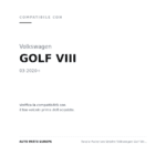 Fanale Posteriore Sinistro Volkswagen Golf Viii 2020+ – Esterno A Led compatibilità veicoli (Volkswagen GOLF VIII (2020+))