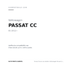 Rückleuchten Links Volkswagen Passat Cc 2012+ compatibilità veicoli (Volkswagen PASSAT CC (2012+))