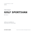 Fanale Hinten Sinistro Volkswagen Sportsvan 2014+ – Fume' compatibilità veicoli (Volkswagen GOLF SPORTSVAN (2014+))
