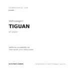 Fanale Posteriore Sinistro Volkswagen Tiguan 2020+ – Esterno R-Line compatibilità veicoli (Volkswagen TIGUAN (2020+))