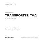 Fanale Posteriore Sinistro Volkswagen Transporter 2019+ – T6.1 2 Porte A Led compatibilità veicoli (Volkswagen TRANSPORTER T6.1 (2019-2024))