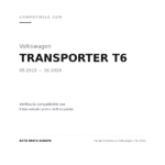 Fanale Posteriore Volkswagen T6 2015 compatibilità veicoli (Volkswagen TRANSPORTER T6 (2015-2019))