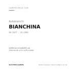 Rückleuchten Autobianchi Bianchina Weiß Dx=Sx compatibilità veicoli (Autobianchi BIANCHINA (1657-1969))
