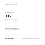 Blinkleuchte Rechts Autobianchi Y 2010+ – Weiß compatibilità veicoli (Autobianchi Y10 (1989-1992))