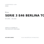 Fanalino Destro BMW Serie 3 E46 Berlina Bianco compatibilità veicoli (Bmw SERIE 3 E46 BERLINA TOURING (1998-2001))