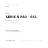Fanalino Destro BMW Serie 5 2003+ – Modello E60 Bianco compatibilità veicoli (Bmw SERIE 5 E60 - E61 (2003-2007) · Bmw SERIE 5 E60 - E61 RY (2007-2009))