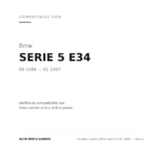 Fanalino Destro BMW Serie 5 E34 1988+ – Bianco compatibilità veicoli (Bmw SERIE 5 E34 (1988-1997))
