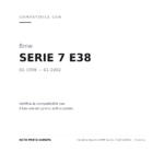 Fanalino Destro BMW Serie 7 E38 1998+ – Arancio compatibilità veicoli (Bmw SERIE 7 E38 (1998-2002))