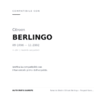Fanalino Destro Citroen Berlingo - Peugeot Ranch 97' – Bianco compatibilità veicoli (Citroen BERLINGO (1996-2002) · Peugeot RANCH PARTNER (1996-2002))