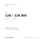 Fanalino Destro FIAT 126 Arancio – Versione 2 compatibilità veicoli (Fiat 126 / 126 BIS (1972-1982) · Fiat 126 FSM (1983-1992))