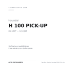 Fanalino Destro Hyundai H100 Pick-Up compatibilità veicoli (Hyundai H 100 PICK-UP (1997-2003))