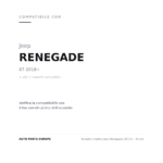 Fanalino Destro Jeep Renegade 2014+ – Fume' compatibilità veicoli (Jeep RENEGADE (2018+) · Jeep RENEGADE (2014-2018))