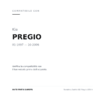 Fanalino Destro KIA Pregio 1997+ compatibilità veicoli (Kia PREGIO (1997-2006))