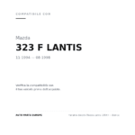 Fanalino Destro Mazda Lantis 1994+ – Bianco compatibilità veicoli (Mazda 323 F LANTIS (1994-1998))