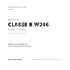 Fanalino Destro Mercedes Classe B W246 2011+ – C/Luce Diurna A Led compatibilità veicoli (Mercedes CLASSE B W246 (2011-2014) · Mercedes CLASSE B W246 (2014-2018))