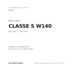 Fanalino Destro Mercedes Classe S 92' – W140 Arancio compatibilità veicoli (Mercedes CLASSE S W140 (1993-1995))
