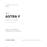 Fanalino Destro Opel Corsa 93 - Astra 1993-2000 – - Tigra = Arancio compatibilità veicoli (Opel ASTRA F (1991-1994) · Opel ASTRA F (1994-1998) · Opel CORSA - COMBO (1993-2000) · Opel TIGRA (1994-2001))