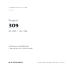 Begrenzungslicht Rechts Peugeot 309 1985+ – Weiß compatibilità veicoli (Peugeot 309 (1985-1994))