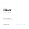 Fanalino Destro Renault Espace 2001+ compatibilità veicoli (Renault ESPACE (2000-2002))