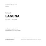 Fanalino Destro Renault Laguna 1995-2000 – Bianco compatibilità veicoli (Renault LAGUNA (1994-1998))