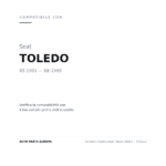 Fanalino Destro Seat Toledo 1991+ – Arancio compatibilità veicoli (Seat TOLEDO (1991-1995))