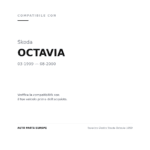 Fanalino Destro Skoda Octavia 1999 compatibilità veicoli (Skoda OCTAVIA (1999-2000))