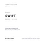 Rückleuchten Rechts Suzuki Swift 1990-1995 – Weiß compatibilità veicoli (Suzuki SWIFT (1989-1996))