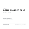 Fanalino Destro Toyota Land Cruiser 2000+ compatibilità veicoli (Toyota LAND CRUISER FJ 90 (2000-2001))