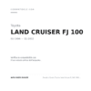 Fanalino Destro Toyota Land Cruiser Fj 100 1998-2001 compatibilità veicoli (Toyota LAND CRUISER FJ 100 (1998-2002))