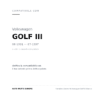 Fanalino Destro Volkswagen Golf Iii Bianco compatibilità veicoli (Volkswagen GOLF III (1991-1997) · Volkswagen VENTO (1992-1998))