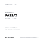 Fanalino Destro Volkswagen Passat 1996-1997 – Arancio compatibilità veicoli (Volkswagen PASSAT (1996-2000))