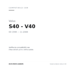 Fanalino Destro Volvo S 40 compatibilità veicoli (Volvo S40 - V40 (1998-2000))