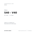 Fanalino Destro Volvo S 40 – - V 40 98 Bianco compatibilità veicoli (Volvo S40 - V40 (1998-2000))