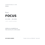 Fanalino Ford Focus 1998-2004 – Versione 8 compatibilità veicoli (Ford FOCUS (1998-2001) · Ford MONDEO (2000-2003))