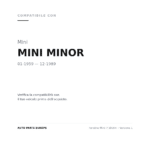 Rückleuchten Mini I? 1959+ – Version 1 compatibilità veicoli (Mini MINI MINOR (1959-1989))