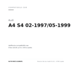 Fanalino Sinistro Audi A4 (S4) – 9798 Crystal compatibilità veicoli (Audi A4 S4 02-1997/05-1999 S4)