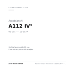 Linkes Rückleuchten Autobianchi A112 Iv? 1977+ – Version 2 compatibilità veicoli (Autobianchi A112 IV° (1977-1979))