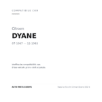 Blinkleuchte Links Citroen Dyane 1967+ compatibilità veicoli (Citroen DYANE (1967-1983))