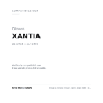 Rückleuchten Links Citroen Xantia 1993-1998 – Weiß compatibilità veicoli (Citroen XANTIA (1993-1997))