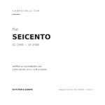 Fanalino Sinistro FIAT 600 98' – Arancio compatibilità veicoli (Fiat SEICENTO (1998-2000))