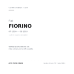 Fanalino Sinistro FIAT Fiorino 1991+ compatibilità veicoli (Fiat FIORINO (1990-1993) · Fiat FIORINO (1993+) · Innocenti ELBA (1991-1996))