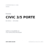 Fanalino Sinistro Honda Civic 2012+ compatibilità veicoli (Honda CIVIC 3/5 PORTE (2012-2016))