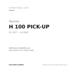 Fanalino Sinistro Hyundai H100 Pick-Up compatibilità veicoli (Hyundai H 100 PICK-UP (1997-2003))