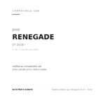 Fanalino Sinistro Jeep Renegade 2014+ – Fume' compatibilità veicoli (Jeep RENEGADE (2018+) · Jeep RENEGADE (2014-2018))