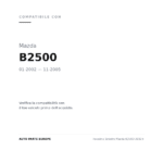 Rückleuchten Links Mazda B2500 2002+ compatibilità veicoli (Mazda B2500 (2002-2005))