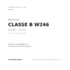 Fanalino Sinistro Mercedes Classe B W246 2011+ – C/Luce Diurna A Led compatibilità veicoli (Mercedes CLASSE B W246 (2011-2014) · Mercedes CLASSE B W246 (2014-2018))