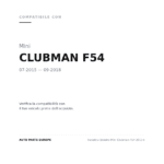 Fanalino Sinistro Mini Clubman F54 2015+ compatibilità veicoli (Mini CLUBMAN F54 (2015-2018))