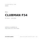 Blinkleuchte Links Mini Clubman F54 2015+ – Version S compatibilità veicoli (Mini CLUBMAN F54 (2015-2018))