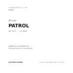 Fanalino Sinistro Nissan Patrol 1997-2001 compatibilità veicoli (Nissan PATROL (1997-2001))