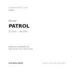 Fanalino Sinistro Nissan Patrol 2002+ compatibilità veicoli (Nissan PATROL (2002-2004))